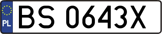 BS0643X