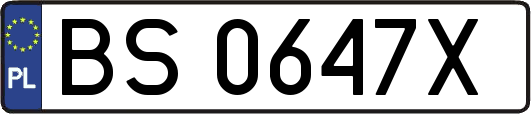 BS0647X