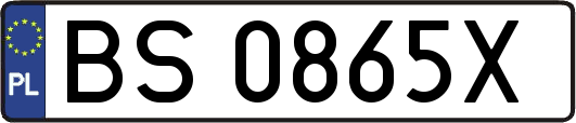 BS0865X
