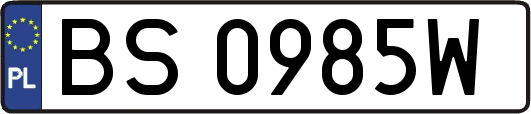 BS0985W