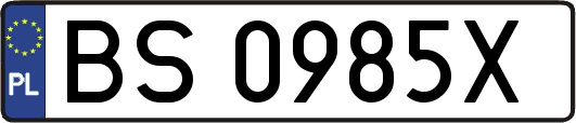 BS0985X