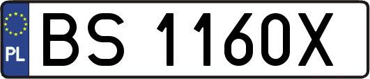 BS1160X