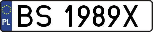 BS1989X