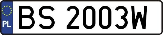 BS2003W