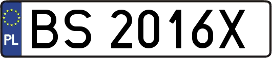 BS2016X