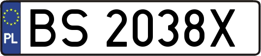 BS2038X