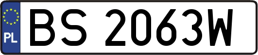 BS2063W
