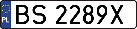 BS2289X