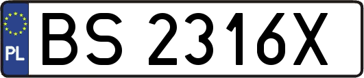 BS2316X