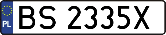 BS2335X