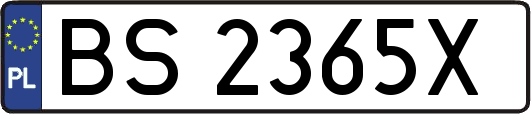 BS2365X