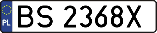BS2368X