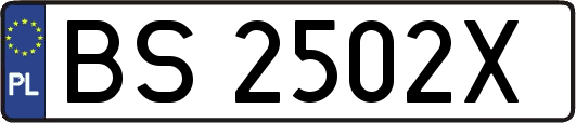 BS2502X
