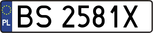 BS2581X