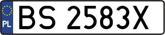 BS2583X