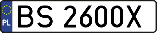 BS2600X