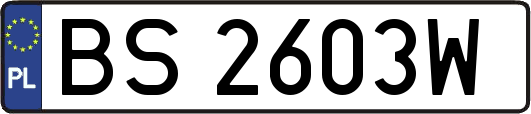 BS2603W