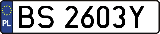 BS2603Y
