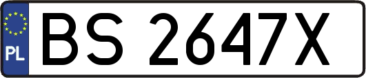 BS2647X