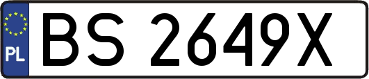 BS2649X