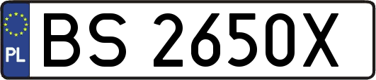 BS2650X