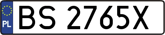 BS2765X