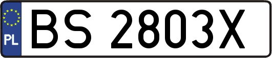 BS2803X