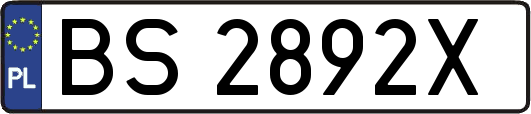 BS2892X