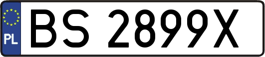 BS2899X