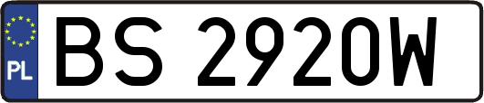 BS2920W