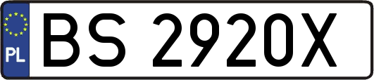 BS2920X