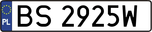 BS2925W