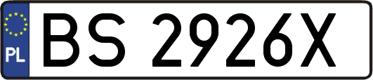BS2926X