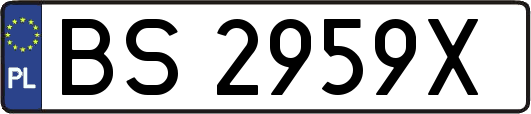 BS2959X
