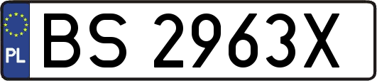 BS2963X