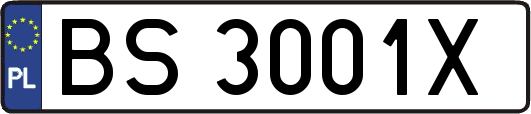 BS3001X