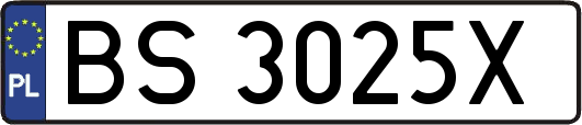 BS3025X