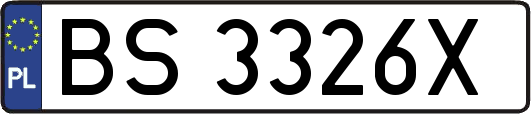 BS3326X
