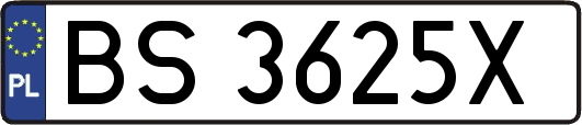 BS3625X
