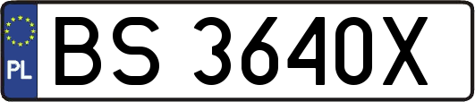 BS3640X