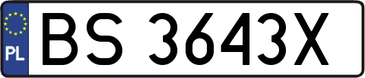 BS3643X