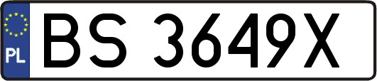 BS3649X