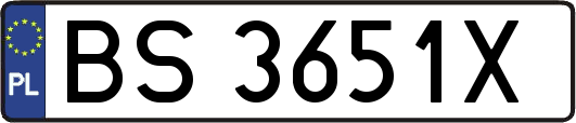 BS3651X
