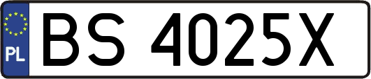 BS4025X