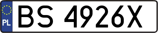 BS4926X