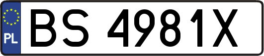 BS4981X
