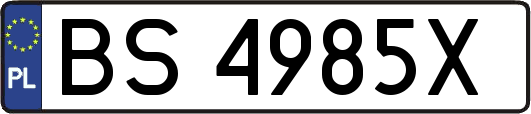 BS4985X