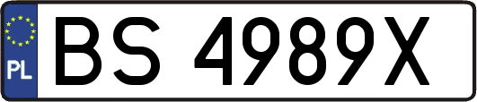 BS4989X