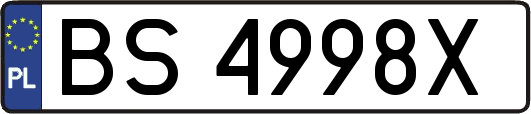 BS4998X
