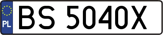 BS5040X